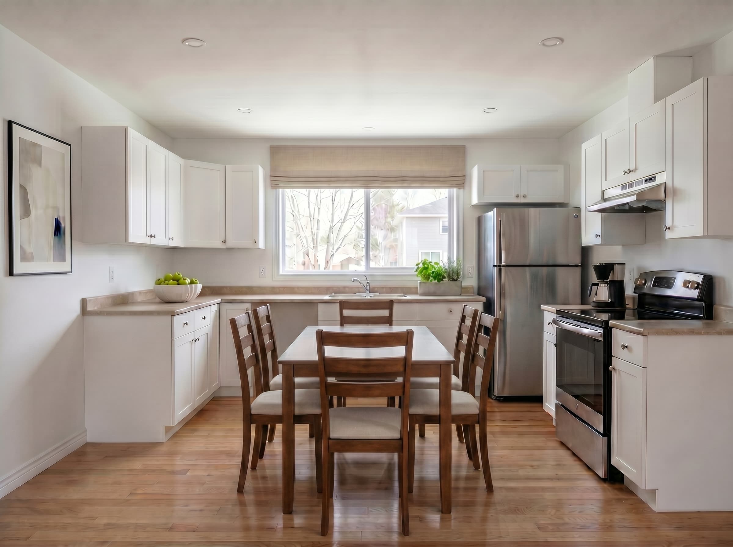 Kitchen after AI virtual staging