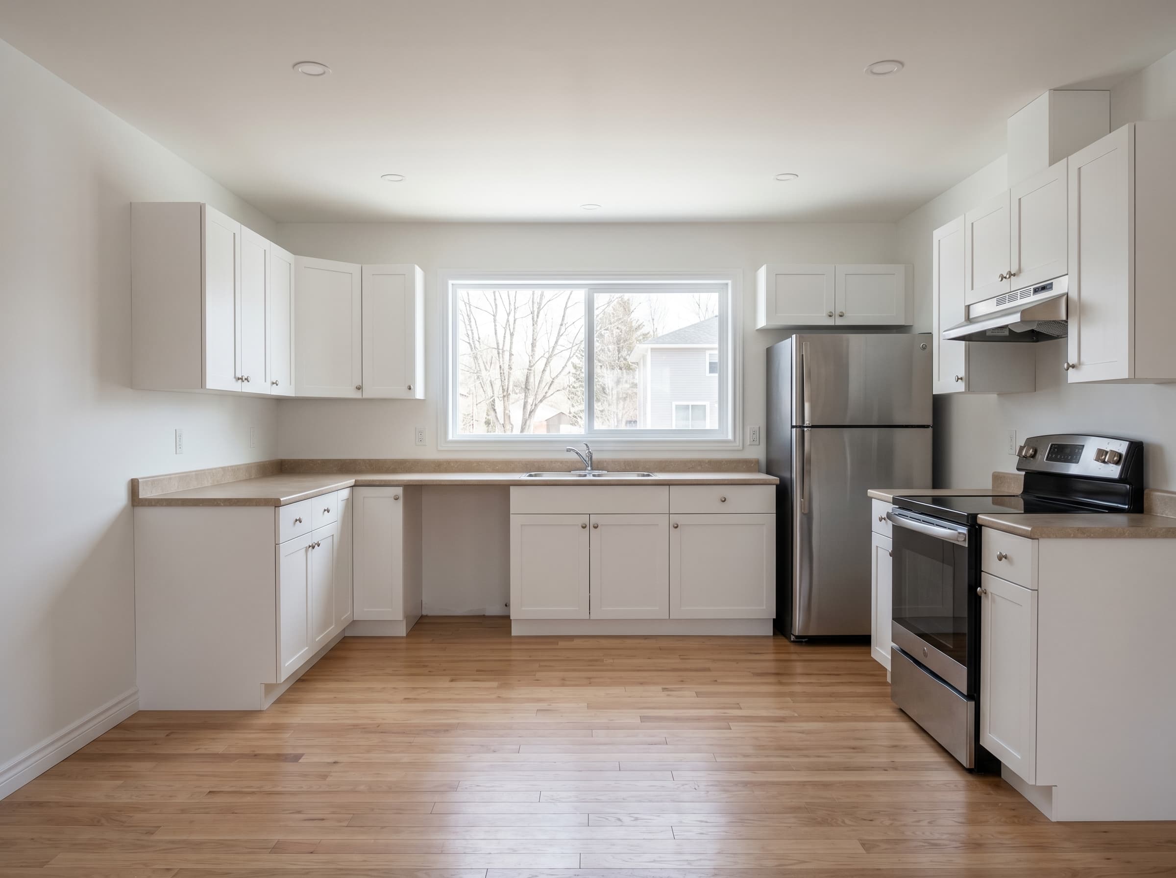 Kitchen before virtual staging